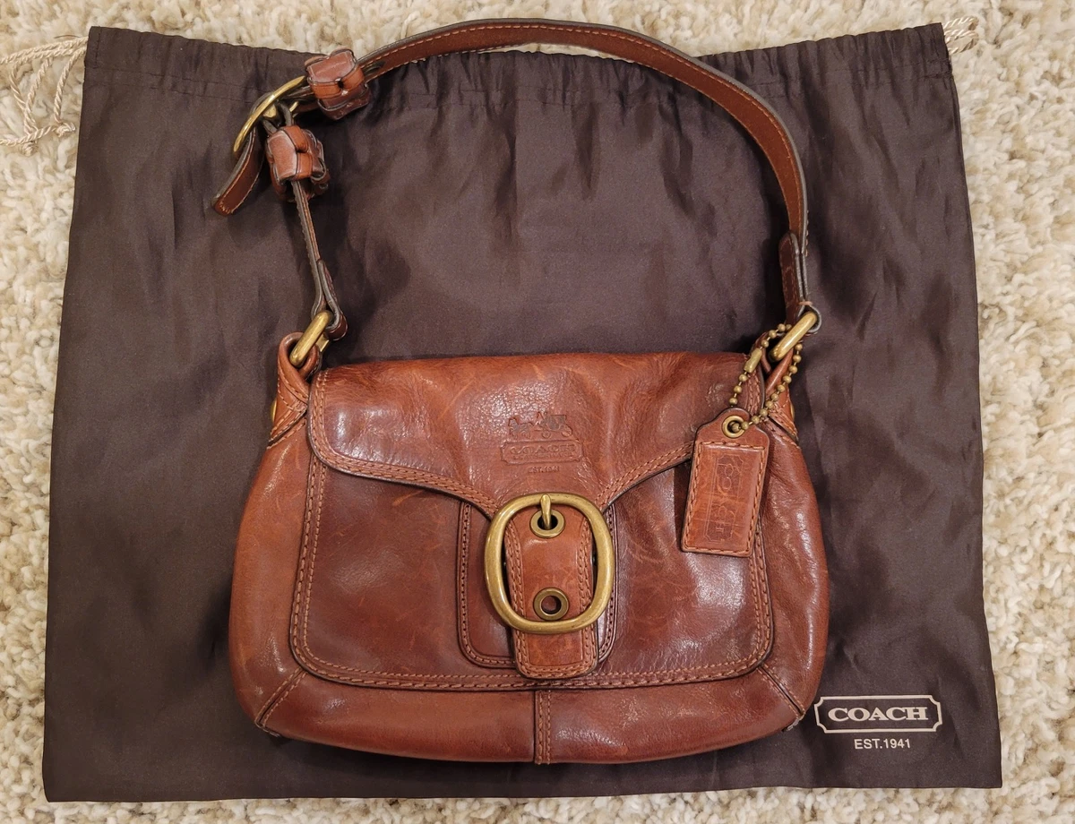 ショルダーバッグ Vintage Coach Bleeker Shoulder Bag Brown Coach Bleecker Snap Shoulder Bag Bags & Handbags for Women for