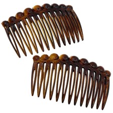 Paris CP33/2 French Hair Side Comb Small Tortoise Shell French Twist Hair Combs