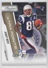 2010 Playoff Prestige Xtra Points Gold 42/250 Randy Moss #117 HOF 0a1