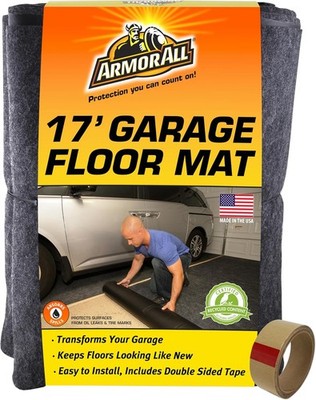 Armor All Original Garage Floor Mat, (17' x 7'4'') (Charcoal)