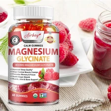 Magnesium Glycinate Gummies - Brain Health & Relaxation Support, Sleep Support