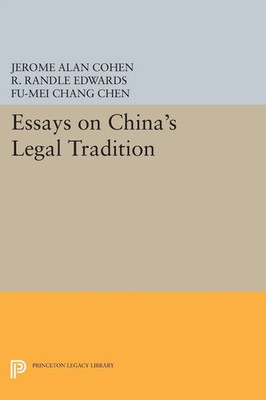Essays on China's Legal Tradition | Jerome Alan Cohen (u. a.) | Englisch | Buch