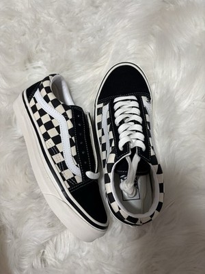VANS Old Skool 36 DX Checkerboard Damen Sneaker Neu Mit Etikett Schwarz Gr.36,5