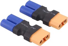 EC5 Male to XT90 Female Connector Adapter - 2 Pack