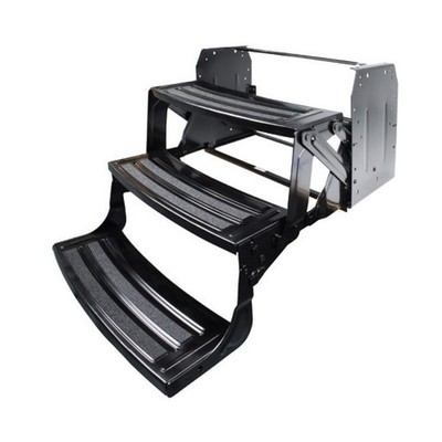 Lippert Components 432690 3 Manual Folding Steps 24in W x 7in Depth 9 Inch Rise