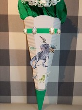 DEKOELEMENTE für Schultüte Dinosaurier T-Rex 2 verschiedene Farben