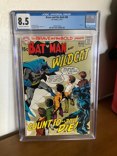 The Brave And The Bold #88 - CGC 8.5 - Batman, Wildcat - Neil Adams 