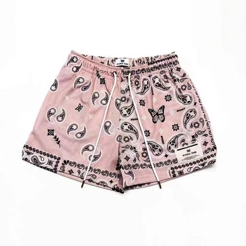 Pantaloncini sportivi unisex uomo giovane LA Infamous Bandana modello paisley maglia - Foto 30 di 40