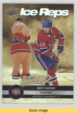 2023-24 Upper Deck MVP Ice Reps Gold Nick Suzuki Youppi ! #IR-10 READ x0a