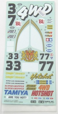 Tamiya 58391 Hotshot Re-Release/Metallic, 9495516/19495516 Decals/Sticker, Neu in OVP