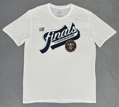 Denver Nuggets NBA Finals T-Shirt Adult Large White Fanatics 22-23 NBA Champions