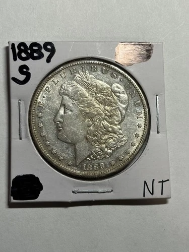 1889 S Morgan Silver Dollar AU/UNC Tough Date