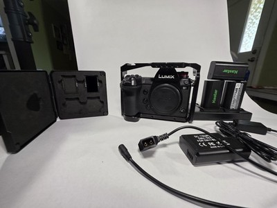 Lumix S1 Mirrorless Camera Body W/ Vlog Plus Cage And Clip In Filters And More