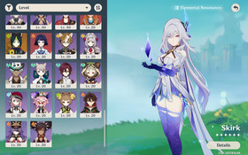 Genshin Impact AR 58 NA - Skirk - Nefer - Citlali - NahidA  - Raiden - Mauvika