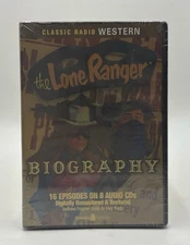 The Lone Ranger Biography 8 CD NEW 2010 Classic Radio Western 16 Episodes