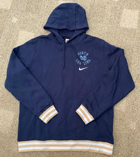 Nike Hoodie Sweatshirt North Carolina Tar Heels Retro FJ9806-419 Blue Men's XL