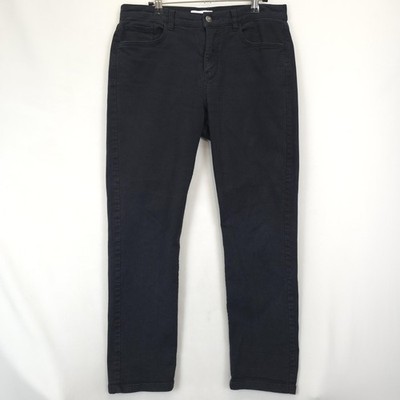Loft Jeans Women 8 / 29 Black Straight Leg Stretch Mid Rise Classic Casual Pants