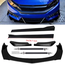 Front Bumper Lip Spoiler Splitter Car Body Rear For Honda Civic SI Coupe