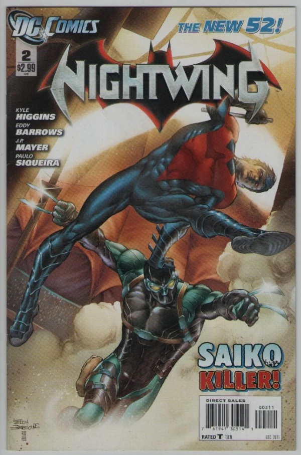 Nightwing 2 DC Comics 2011 Higgins Barrows New 52 - Photo 1/1