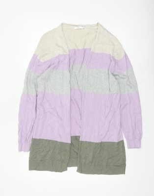 Cotton Traders Damen Strickjacke mehrfarbig gestreift Größe 14