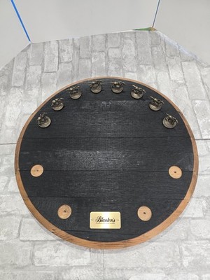 Blanton s Triple Crown Full 20'' Circle Display Bourbon Barrel Wood Stopper Cork