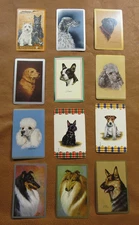 12 Vintage Misc Dogs Swap Cards #2