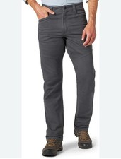 NWT Wrangler ATG Pants Men's 36x30 Reinforced Utility Workwear Straight Fit Gray