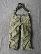 Winter pants of the Russian Army in EMR camouflage with suspenders, size 52-3