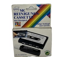 Knopex MC Reinigungscasette mit Tonkopf Reinigungs Flüssigkeit HiFi Pflege Neu