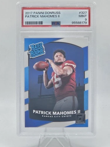 2017 Donruss #327 Patrick Mahomes II Rookie MINT PSA 9!