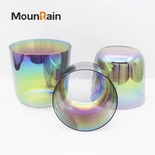MountainRain Rainbow Bath Energy Cosmic Light Clear Crystal Singing Bowl
