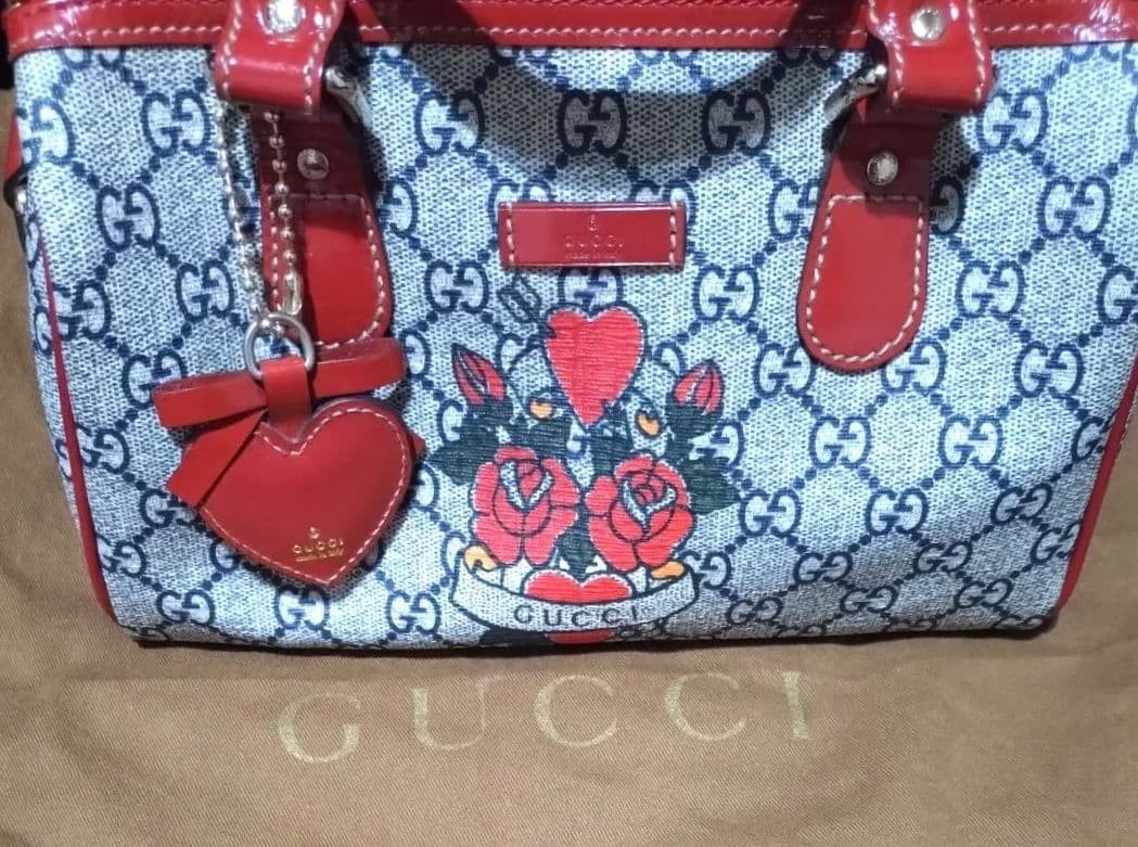 GUCCI Tattoo Mini Boston Red | eBay