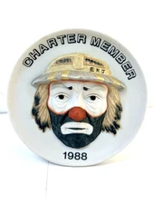 Vtg. Emmett Kelly Jr.-EKJ Collectors Society Flambro 1988 Sad Clown Weary Willie