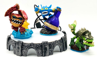 Skylanders Swap Force Lightcore Wham-Shell Pop Fizz Slobber Tooth Portal Power