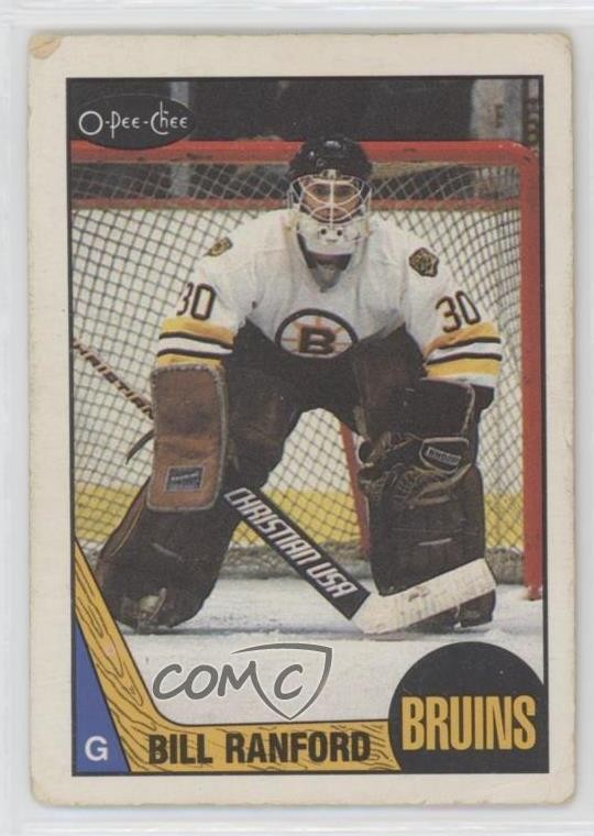 1987-88 O-Pee-Chee Bill Ranford #13 Rookie RC 0d7y