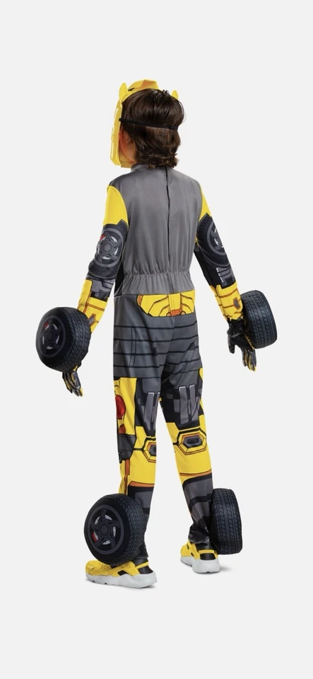 Детские трансформеры Bumblebee преобразования костюм Хэллоуин размер S/P 4-6 - Изображение 4 из 4