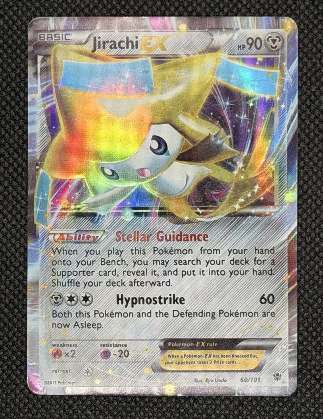 Jirachi EX - 60/101 - Pokemon 2013 Plasma Blast Ultra Rare Holo