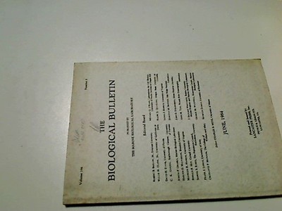 June 1984, The Biological Bulletin, Vol. 166, Number 3 The Marine Biological Lab
