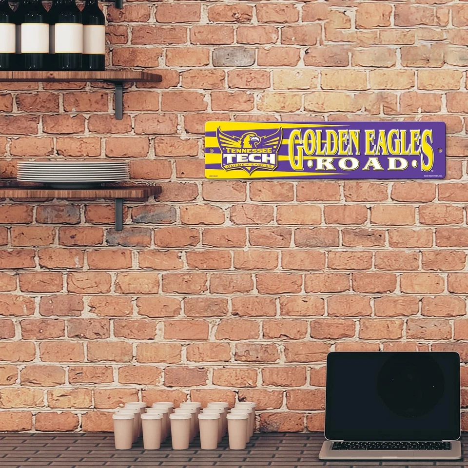 Tennessee Tech Golden Eagles NCAA 16" Street Sign for garage, office, man cave - Image 3 of 4