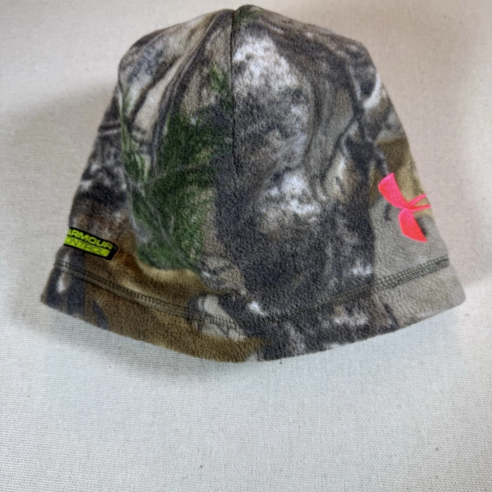 Under Armour Scent Control Fleece Beanie – OSFA – Realtree Camo Infrared - Image 3 of 4