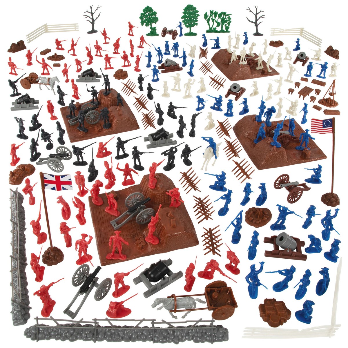 BMC Revolutionary War Battle of Yorktown 208pc Plastic Army