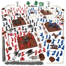 BMC Revolutionary War Battle of Yorktown 208pc Plastic Army Soldier Box Playset