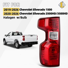 For 2019-2026 Chevy Silverado 1500 2500hd 3500hd Halogen Taillight Driver Wbulb