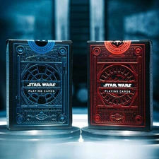 2 Decks Star Wars Playing Cards Theory 11 Magic Poker Tricks Red Blue Deck
