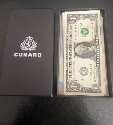 Cunard box - Ideal for keeping Money in to put in the ships safe - Image 1 of 4