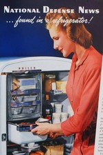 📰 Vintage Philco Refrigerator Ad Poster - 24x36” - 200gsm Paper🗞️  Hi-Res💎