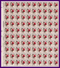 Product Image: Scott# 1730 – 1977 Christmas Mailbox 13¢ Full Sheet 🎄📬