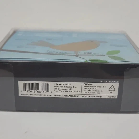 Kikkerland Bird Multi-Tool with Natural Wood and Silver Accents - Image 3 of 3