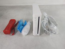 Nintendo Wii RVL-001 2006 Console White w/ PSU, Remote, AV Cables and Wii Sports