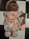 Vtg 1992 Cabbage Patch Kids Love N Care Baby Doll Toy w/ Bottle African American